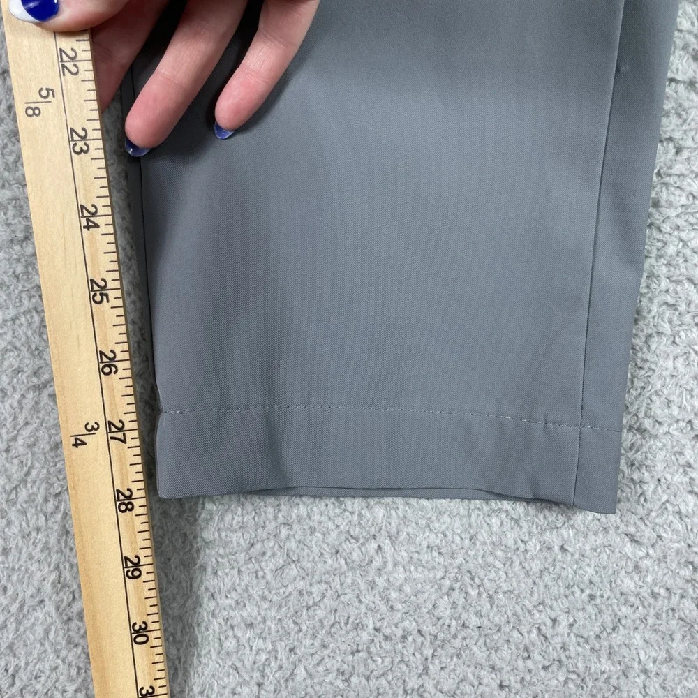 Hurley Golf Pants Mens‎ 34x30 (Fits 34x28) Grey Stretch Chino Zip Pocket Skate
